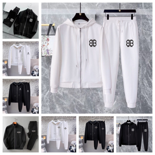 Versace White Zip-Up Hoodie and Pants Set
