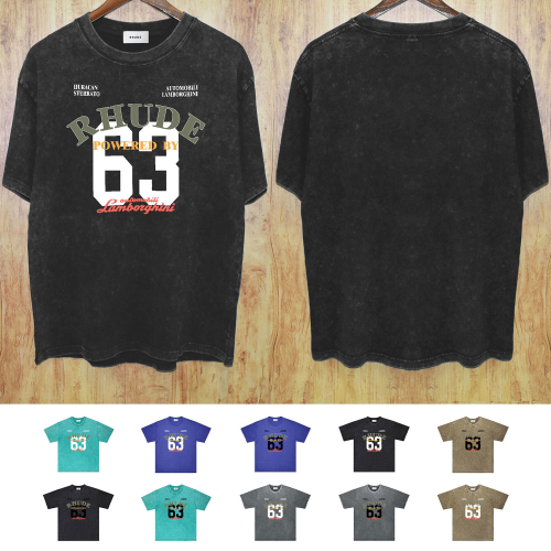 Rhude Black Short Sleeve T-Shirt