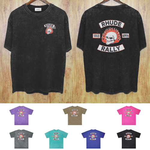 Rhude Black Short Sleeve T-Shirt