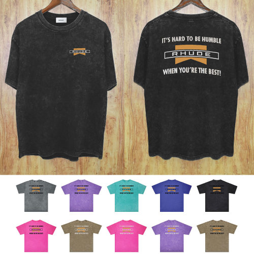 Rhude Black Short Sleeve T-Shirt
