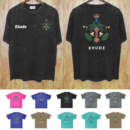 Rhude Black Short Sleeve T-Shirt