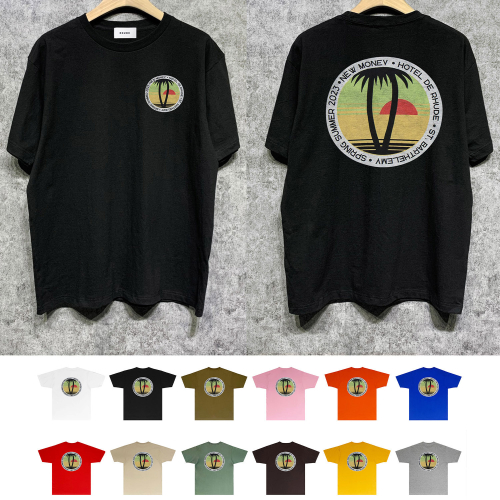 RHUDE Black Short Sleeve T-Shirt