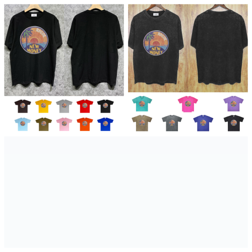 Rhude Black Short Sleeve T-Shirt