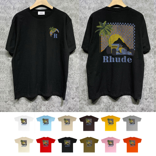Rhude Black Short Sleeve T-Shirt