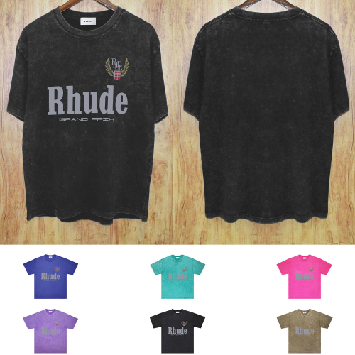 Rhude Black Short Sleeve T-Shirt