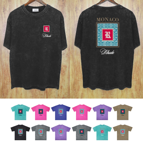 Rhude Black Monaco T-Shirt