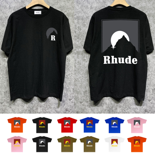 Rhude Black Short Sleeve T-Shirt