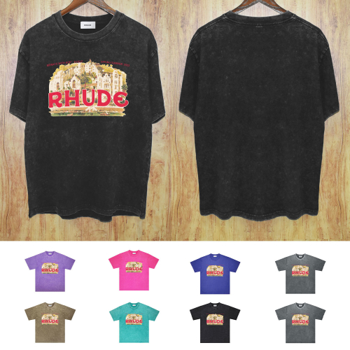 Rhude Black Short Sleeve T-Shirt