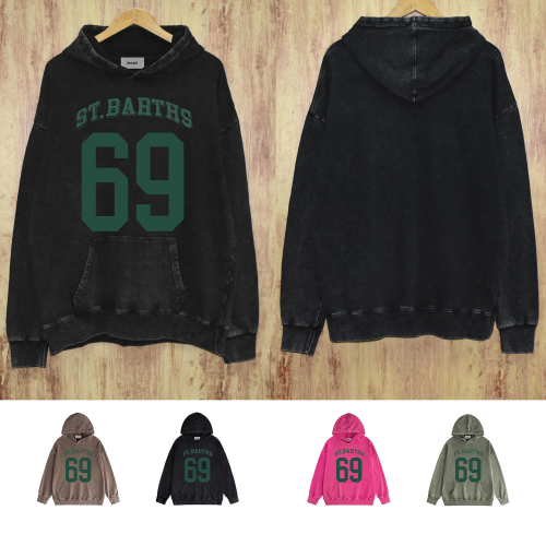 St. Barths 69 Black Hoodie