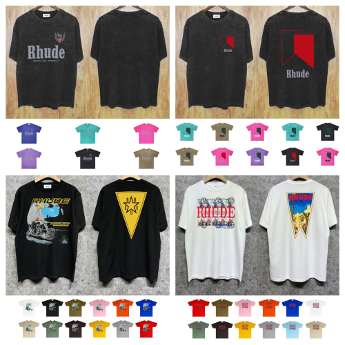 Rhude Black Short Sleeve T-Shirt