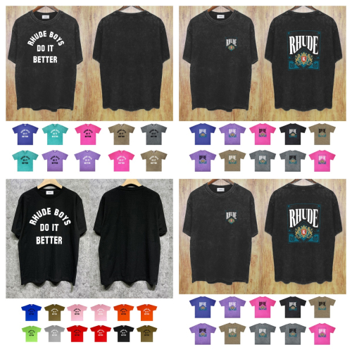 Rhude Black Short Sleeve T-Shirt