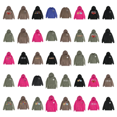 Amiri Colorful Hooded Sweatshirt