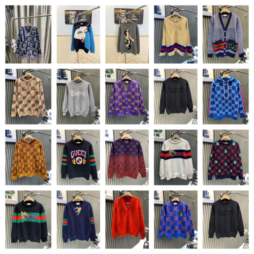 Gucci Colorful Knit Sweaters and Cardigans Collection