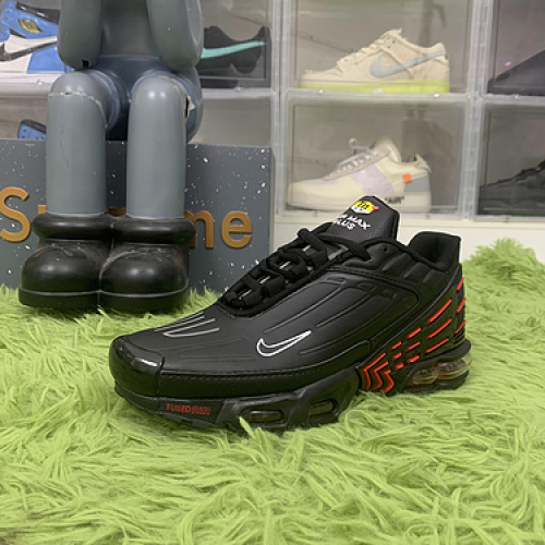 Nike Air max plus 3 Tn leather &quot;Black - Red&quot;