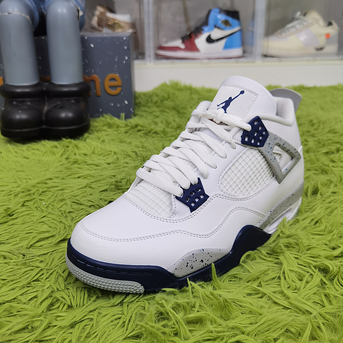 GX Batch Air Jordan 4 Retro White Midnight Navy DH6927 140