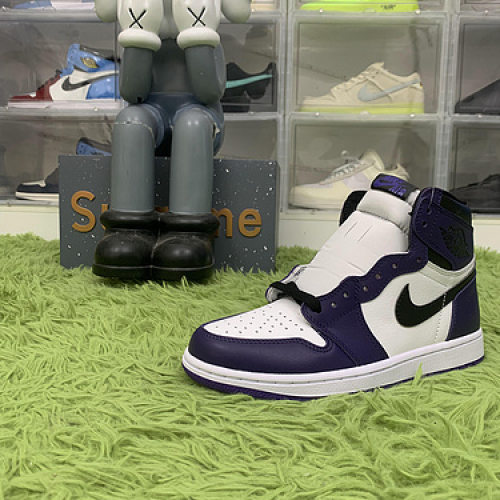 真标 Jordan 1 Retro High Court Purple White  555088-500