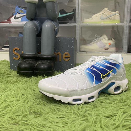 Nike Air Max Plus Spray Paint Swoosh White Blue DX8962-100