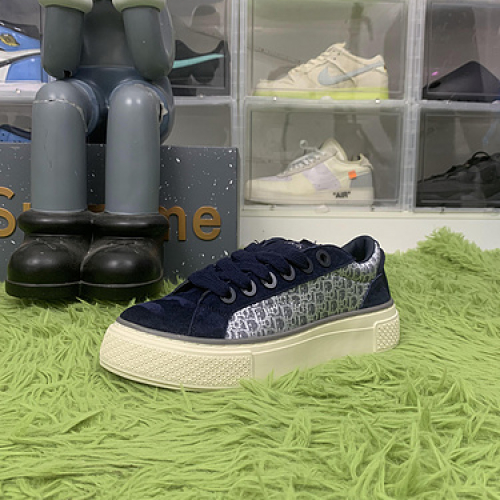 Dior B33 Sneaker Navy Blue Oblique Jacquard ——3SN303ZWN_H559