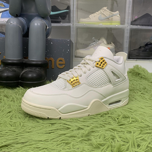 GX batch Jordan 4 Retro Metallic Gold——AQ9129-170