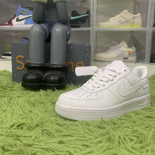 L*uis V*itton Nike Air Force 1 Low White