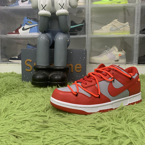 OG batch Nike Dunk Low Off-White University Red CT0856-600