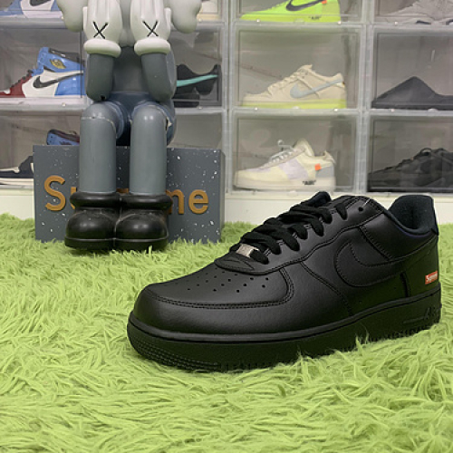 OG batch Nike Air Force 1 Low Supreme Black CU9225-001