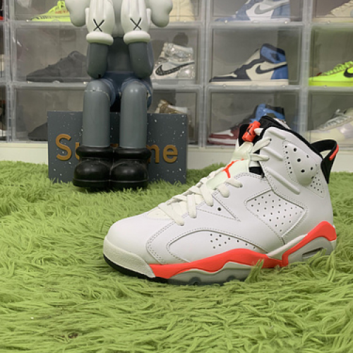 OG batch Jordan 6 Retro Infrared White 384664 123